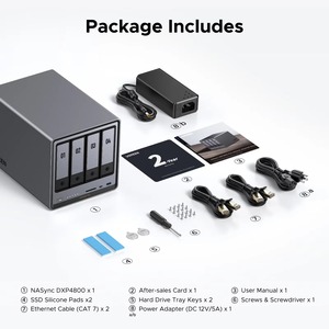 Original New Dxp4800 Plus 4-bay Nas N100 Quad Core 8gb Ddr5 Networking Storage Dxp4800 Plus Dxp4800 รุ่นใหม่ ดั้งเดิม Dxp4800 Plus 4-bay Nas N100 Quad Core 8gb Ddr5 เครื่องจัดเก็บข้อมูลเครือข่าย Dxp4800 Plus Dxp4800 - Product Image 6