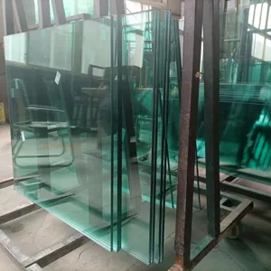 4- 12 mm fine polished edge clear tempered glassSafety tempered glass