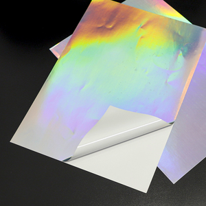 Chất lượng cao phá hủy Hologram vỏ trứng Vinyl <span class=keywords><strong>Sticker</strong></span> giấy Holographic graffiti A4 vỏ trứng GiấY Dán tờ - Product Image 2