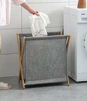 Panier à linge domestique Panier de rangement pour vêtements sales Grand panier à linge pliable Panier à linge