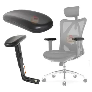 Parti dell'ufficio della sedia di sollevamento accessorio della sedia del bracciolo del metallo di plastica per il bracciolo della sedia del Computer