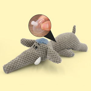 C5471 Silikat Çevre Dostu Kanvas İp Karikatür Peluş Sesli Lüks Çiğneme Oyuncakları Seti Özel Logo Toptan Köpek Oyuncakları Evcil Hayvan Çiğneme Oyuncakları - Product Image 4