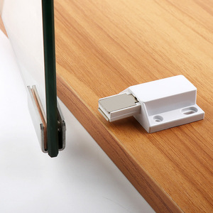 Kẹp Trên Và Dưới Bằng Thép Không Gỉ, Bản Lề Cửa Kính, Tủ Trưng Bày, Bản Lề, Cảm Ứng Từ, Lò Xo, Kẹp Hai Chạm - Product Image 2