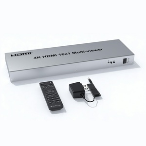 Multivisor Profesional de 16 Puertos, Divisor de Pantalla 16x1, Controlador de Pantalla, Centro de Monitoreo de Seguridad - Product Image 2
