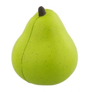 Cadeaux promotionnels personnalisés avec logo, jouet en mousse PU en forme de poire, anti-stress, balle anti-stress unisexe - Product Image 1