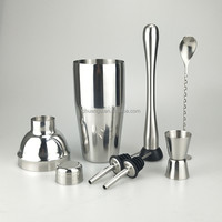 Kit de barman Martini 24oz 6 pièces en acier inoxydable