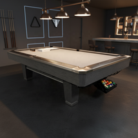 Table de billard de luxe de 9 pieds avec plateau en ardoise Jiujiang de haute qualité et structure en bois massif, fabricants de tables de billard OEM