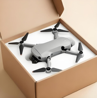 Boîte de transport et de stockage pour drones en carton ondulé, écologique, avec impression de logo personnalisée et mousse, idéale pour les grossistes en drones