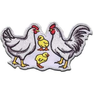 Parches de Fieltro Bordados DigitEMB con Diseño de Gallinas y Pollitos, 11 Piezas de 4 x 2.19 Pulgadas, para Coser o Planchar en Chaquetas, Bolsos, Sombreros y Ropa - Product Image 2