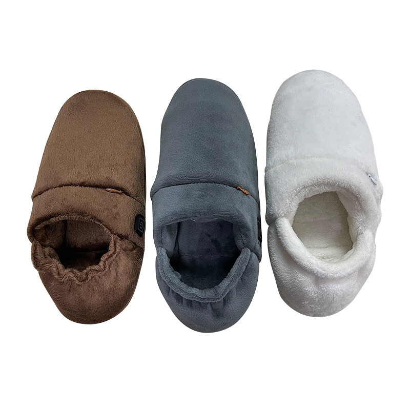 3 температурных режима мужские роскошные электронная poer Банк Батареи Отопления Теплые шлёпанцы для женщин