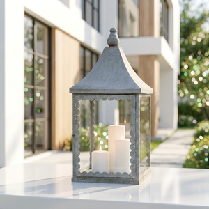 2026 Metal <b>Candle</b> Holder <b>Lantern</b> for Home and <b>Garden</b> Decorations Unique Finish Vintage Style <b>Lanterns</b> - Product Image 1