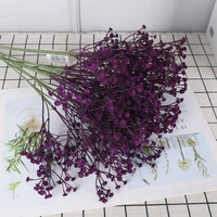 Buket Bunga Gypsophila Buatan Realistis Warna Putih Grosir untuk Rangkaian Bunga DIY-Tahan Lama