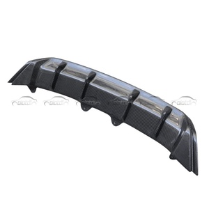 <b>Car</b> Tuning Carbon Fiber Rear Bumper Lip Spoiler Splitter <b>Diffuser</b> for Lexus RC300 F-SPORT 2014-2018 - Product Image 3