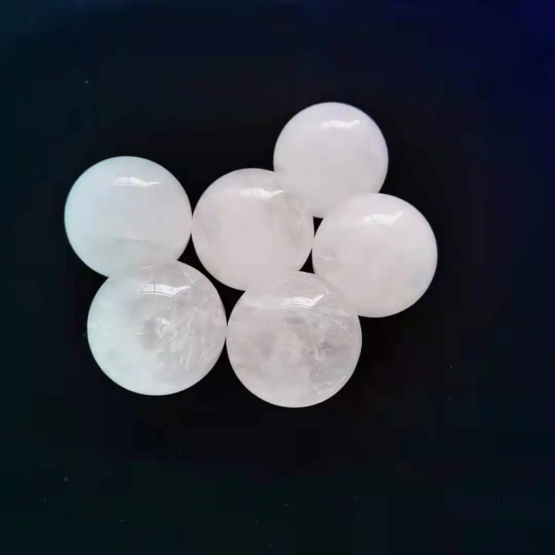 2023 sfere di pietra energetica terahertz elettrolitiche gioco a mano sfera di quarzo trasparente energia sfera da 20mm