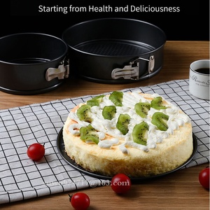 Moldes para pasteles extraíbles con fondo DIY personalizados, 3 uds., juego de moldes para pasteles, <span class=keywords><strong>molde</strong></span> para hornear antiadherente, utensilios para hornear, juego de bandejas para hornear de acero al carbono - Product Image 6