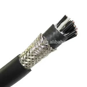 Baja Tensión cable de instrumento 0.75mm2 de par trenzado trenza blindado retardante de llama de instrumentación de cable