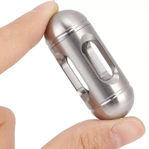 Nuevo Juguete Antiestrés EDC de Acero Inoxidable con Forma Ovalada de Huevo, <span class=keywords><strong>Yaoyao</strong></span> Le Coin, con Cuentas Luminosas - Product Image 1