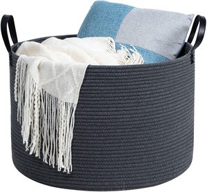 Dây Đồ Chơi Giỏ Lưu Trữ Nóng Bán Bông Lớn Dây Bé Quần Áo Ráp Giặt <span class=keywords><strong>Hamper</strong></span> Cho Đồ Chơi Em Bé Trong Góc - Product Image 1