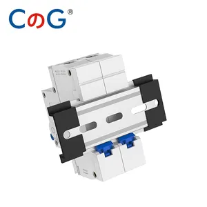 Disyuntor en miniatura CG AC 2 polos 6A 10A 16A 20A 25A 32A 40A 50A 63A 120/240V interruptor de montaje en riel Din de disparo magnético térmico