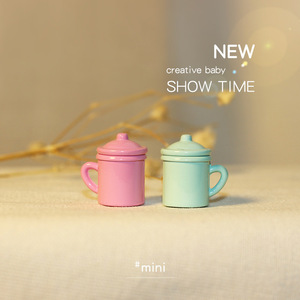 Miniature 1:12 pour maison de poupée, modèle de jouet alimentaire, accessoires de salle de bain, mini tasse vintage / gobelet à rince-bouche <span class=keywords><strong>G123</strong></span> - Product Image 2