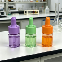 Flacon de sérum pour la croissance des cheveux pour enfants, résistant aux déversements, avec pompe pulvérisatrice, tube en aluminium-plastique et bulbe en silicone caoutchouté