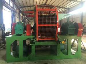 Les déchiqueteuses de pneus de déchets d'usine recyclent la ligne déchiqueteuses de pneus de ferraille de camion en caoutchouc - Product Image 2