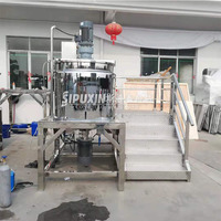 Mezcladora Industrial con Motor Eléctrico SIMENS/ABB Opcional, Tanque de Mezcla con Agitador para la Elaboración de Jabón Líquido y Gel de Ducha