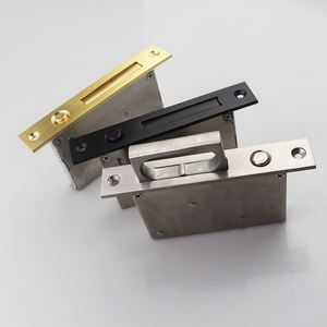 पॉकेट डोर मैट ब्लैक स्टेनलेस स्टील 304 नाई दरवाजा हैंडल स्लाइडिंग बार्न दरवाजा हार्डवेयर - Product Image 3