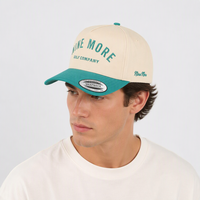 Casquettes de baseball structurées en coton à 5 panneaux, bicolores beige et bleu, avec logo brodé personnalisé, style snapback, pour le sport, vente en gros