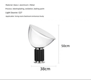 En stock <span class=keywords><strong>abat</strong></span>-<span class=keywords><strong>jour</strong></span> rond en verre <span class=keywords><strong>lampadaire</strong></span> en métal chambre à coucher lampes décoratives LED modernes pour tables de chevet - Product Image 2