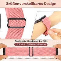 correa de reloj elástica y ajustable de nailon para xiaomi redmi watch 5 / redmi watch 4 / xiaomi smart band 9 pro / smart band
