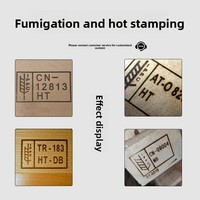Máquina de Estampado en Caliente Portátil con Logotipo IPPC para Fumigación de Palés de Madera, Fumigación de Exportación, Estampado y Marcado