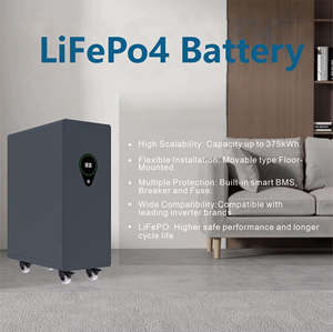 Batería Cilíndrica LiFePO4 de 51.2V 200Ah-280Ah 10kWh-15kWh para Almacenamiento de Energía Doméstica, Híbrida, con Protección IP54 - Product Image 4