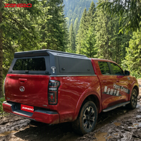 Capot rigide en alliage d'aluminium pour pick-up avec portes latérales solides et rails de toit pour Chevrolet Silverado