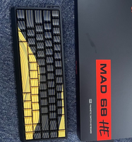 Clavier mécanique de jeu programmable Madlions MAD 60 HE 61 touches filaire RGB USB Type-C à effet Hall avec taux de réponse 8K