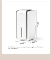 2 in 1 Dehumidifier & Humidifier Listrik Pendingin Termoelektrik Lampu LED Warna-warni Kebisingan Rendah untuk Penggunaan Rumah Tangga