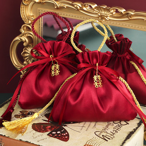 Bolsa de Regalo para Dulces de Boda, Estilo Moderno, para Fiestas y Festivales, de Alta Gama, sin Pliegues, Extraíble, Personalizable - Product Image 2
