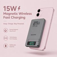 Chargeur Magnétique Compatible avec les Véhicules 10000mAh 8.5mm Ultra-Mince en Alliage Métallique Qi2 15W Qi2 20W PD Charge Rapide Source Usine & Vente en Gros