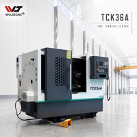 Tour CNC TCK36A, équipement de tournage de haute précision pour le fraisage d'arbres, de manchons et de petits composants de quincaillerie