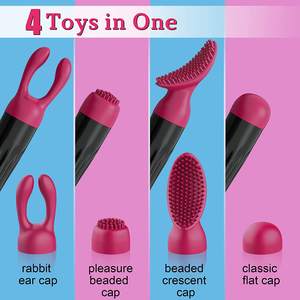 مع <span class=keywords><strong>4</strong></span> رؤوس قابلة للتبديل فريدة من نوعها هزاز جيب هادئ هزاز سرعة إضافية هزاز رصاصة - Product Image 2