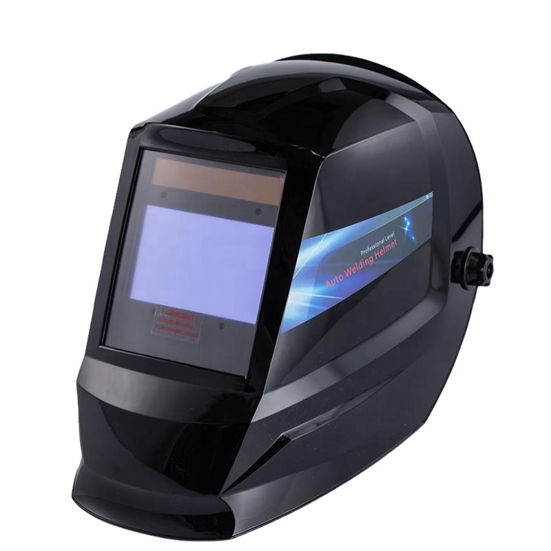 Шлем сварочный RHK RH24001F(D) с большим смотровым экраном, работающим от солнечной батареи, автозатемнение, для дуговой сварки TIG MIG