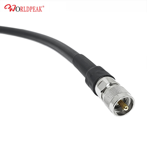 موصل ذكر من النوع N بزاوية قائمة (RA) إلى موصل ذكر PL259 UHF، مع مشبك تثبيت فائق المرونة مقاس 1/2 بوصة، كابل توصيل هيلياكس سوبرفلكس مقاس نصف بوصة - Product Image 4