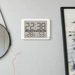 Nhiệt kế trong nhà nhiệt độ phòng nhà ẩm kế đo độ ẩm đèn nền, chỉ báo thoải mái không khí, hồ sơ tối đa 24h - Product Image 3