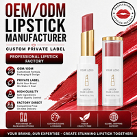 Fabricant OEM ODM, étiquette privée personnalisée, crème solaire naturelle à base de plantes, sans cruauté, rouge à lèvres hydratant longue tenue, brillant