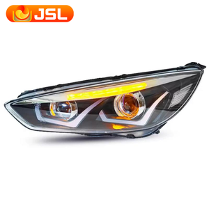 Gruppo Faro Adatto per <span class=keywords><strong>Ford</strong></span> <span class=keywords><strong>Focus</strong></span> <span class=keywords><strong>2015</strong></span> 2016 2017 con Cavo Adattatore LED, Indicatore di Direzione, Luce di Marcia Diurna, Lente e Faro a LED - Product Image 3