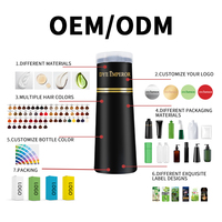 Krim Pewarna Rambut Apel 120ml*2 Label Pribadi OEM Grosir, Berbahan Dasar Tumbuhan Bebas Amonia, Tidak Lengket di Kulit Kepala, 100% Menutup Uban