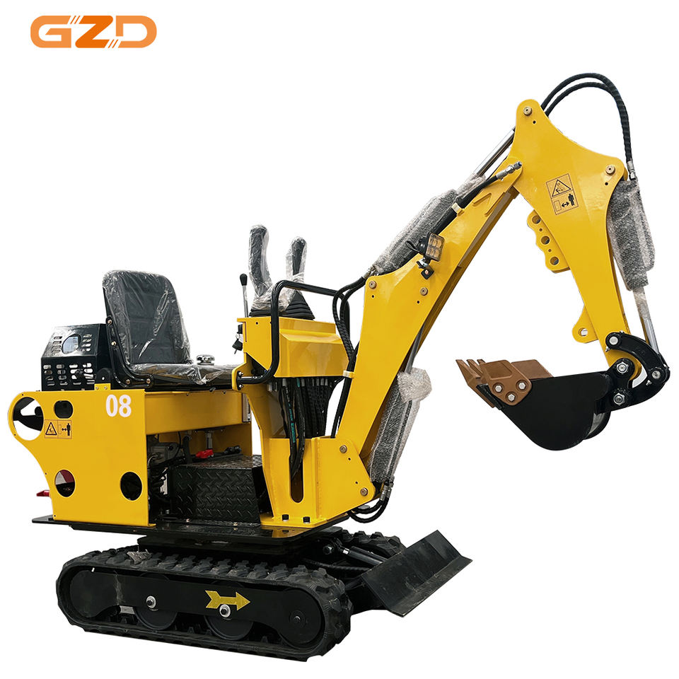 GZD Chinese 800kg 6.5KN Force Crawler Mini Excavator with 1 Year ...