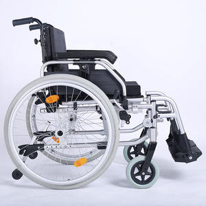 CT7401L-41 sedia a rotelle manuale pieghevole portatile in alluminio leggero per sedia da comodino Standard disabili per portatori di handicap - Product Image 1