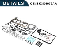 Kit de juntas de culata para motor Mazda P4AT (2,2) TDCi sello de eficiencia BK3Q6079AA juego de juntas de válvula de motor negro