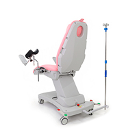 Table gynécologique électrique motorisée, équipement de salle d'opération, lit patient en acier inoxydable, chaise d'examen médical